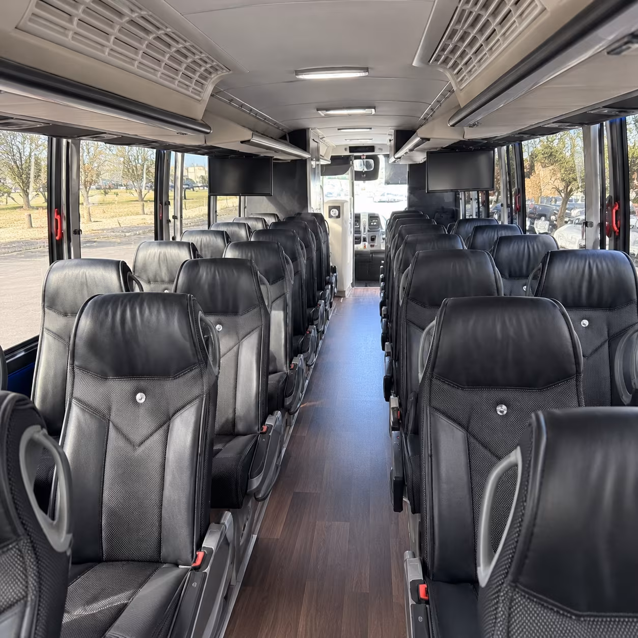 fayetteville charter bus interior gallery