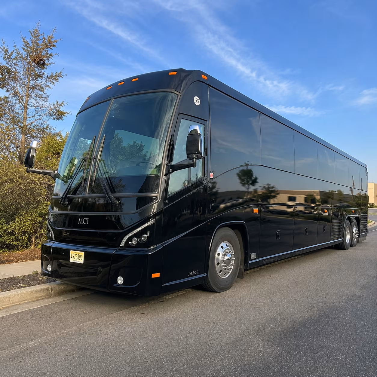 fayetteville charter bus rental fleet