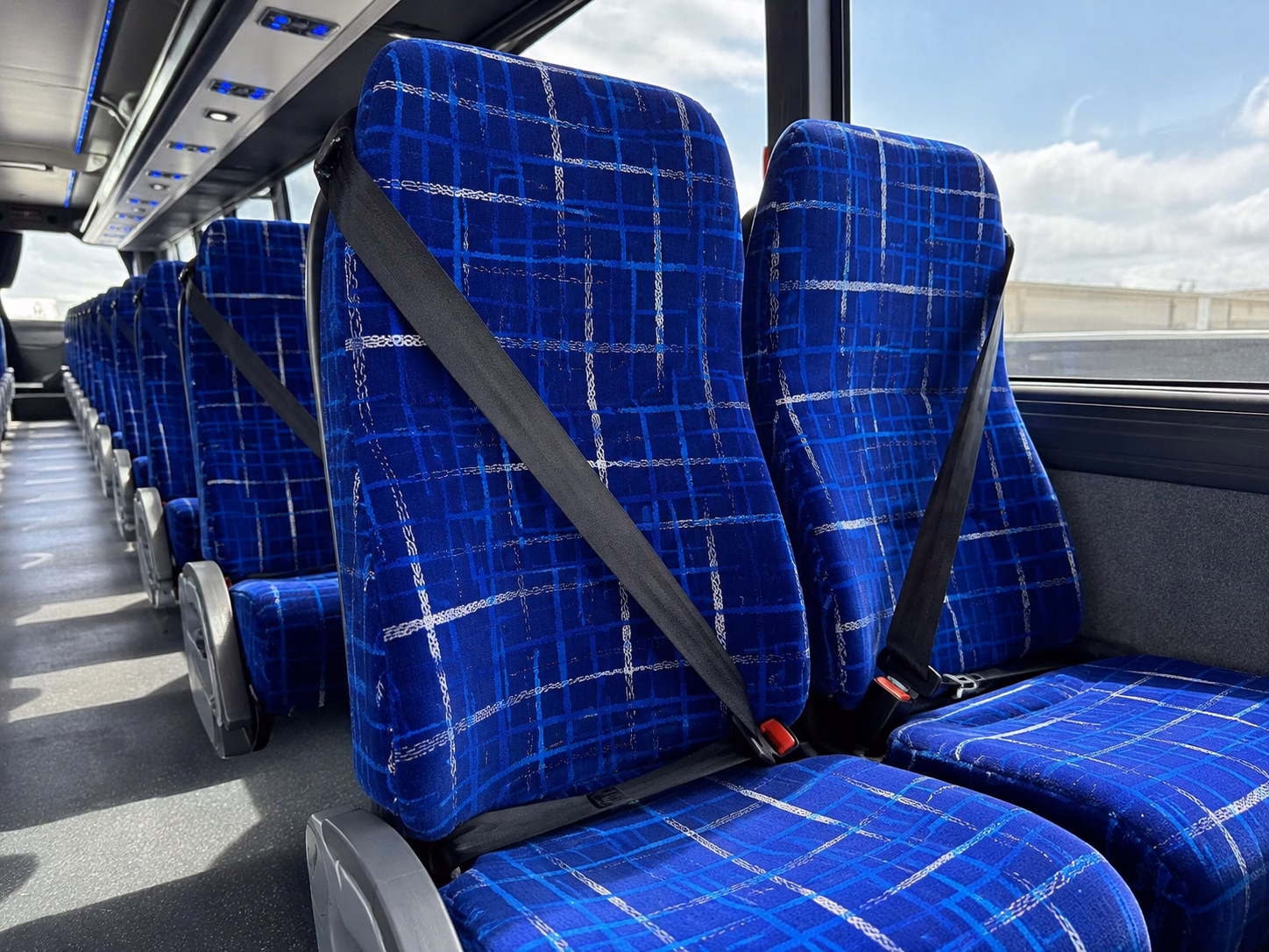 fayetteville charter bus rental inside